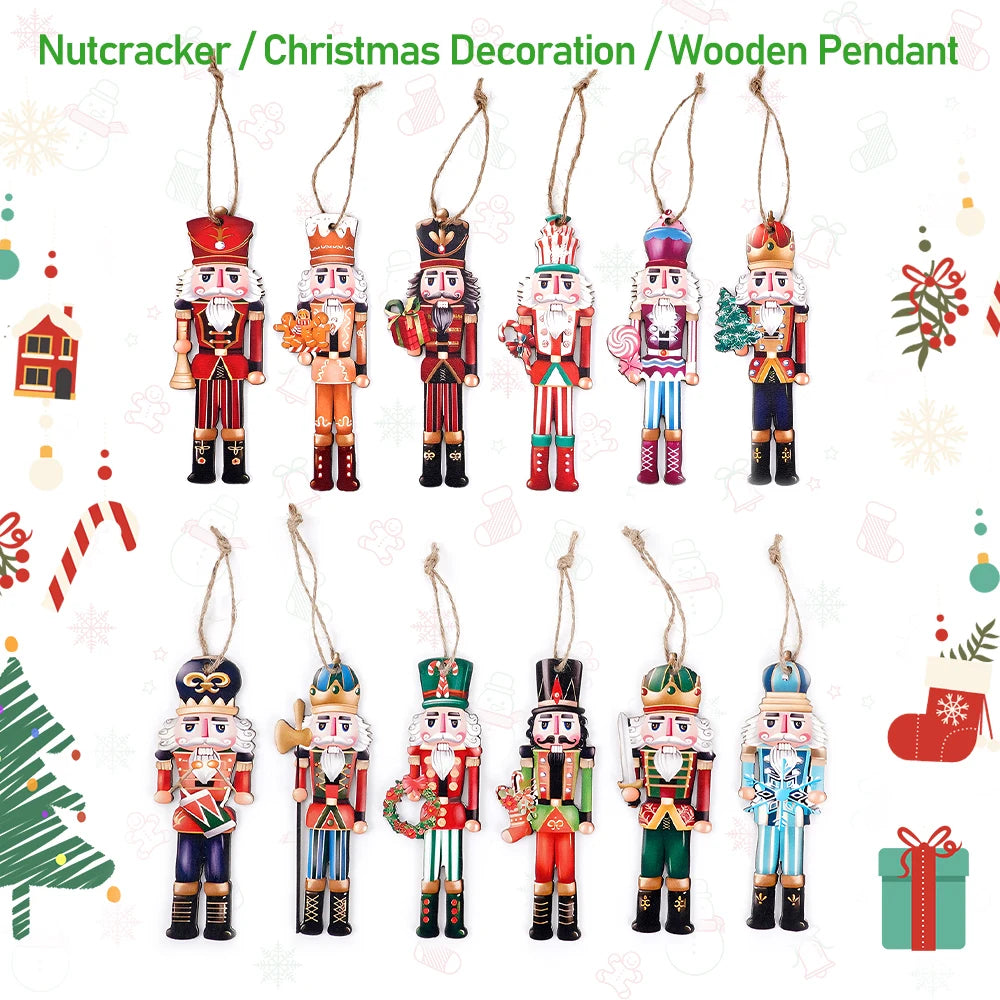 Nutcracker Soldier Wooden Christmas Tree Ornament - Image 13