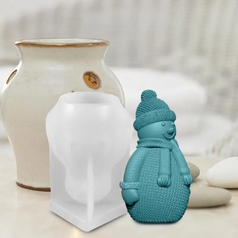 Charming 3D Snowman Resin Molds for Christmas Decor - Image 7