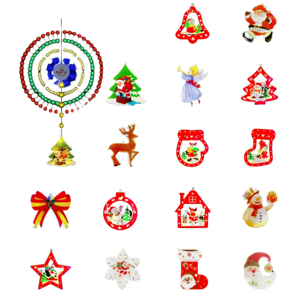 Festive Santa Snowman Garland for Christmas Cheer - Image 13