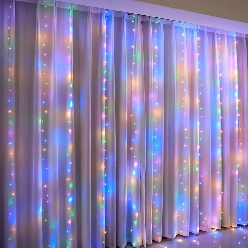 Charming USB Curtain LED Fairy Lights for Christmas - Image 12