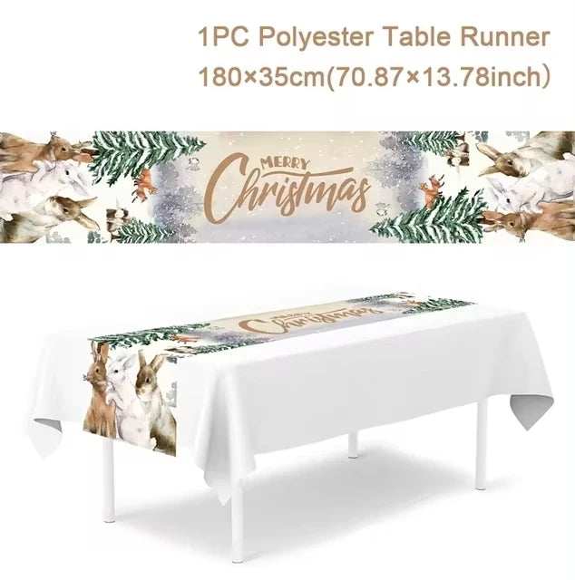 Festive Merry Christmas Table Runner for Holiday Cheer - Image 10