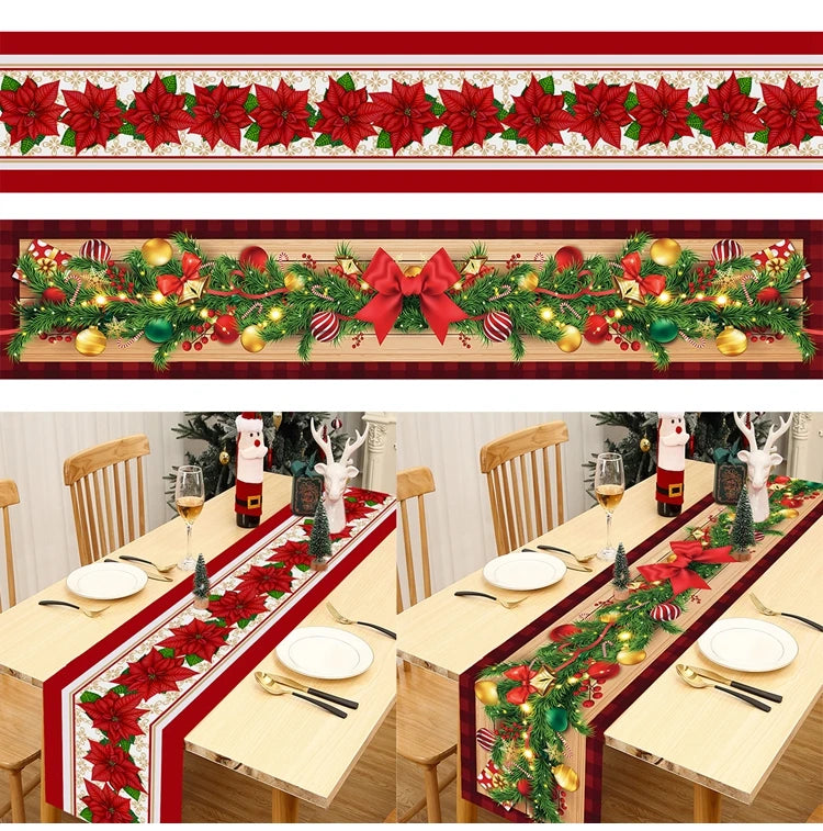 Festive Christmas Table Runners for Holiday Cheer - Image 44