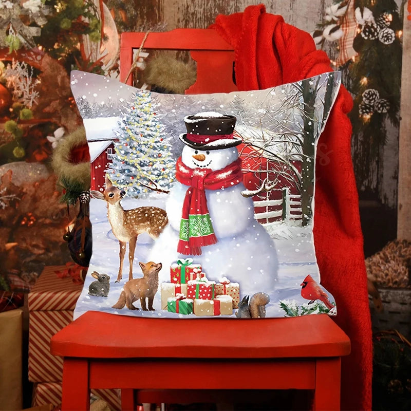 Festive Christmas Cushion Cover for Home Decor - Image 36