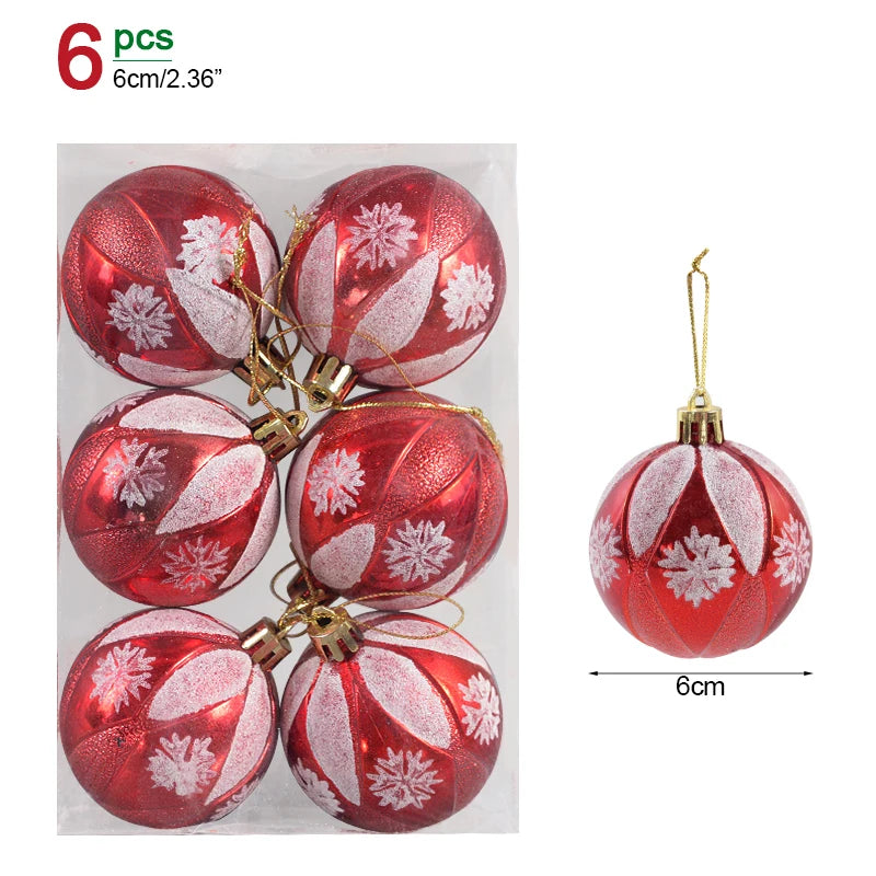 Festive Christmas Ball Ornaments for Tree Decor - Image 26