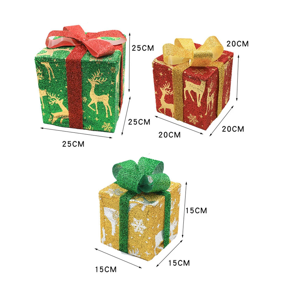 3-Piece Glowing Christmas Gift Box Set - Image 23