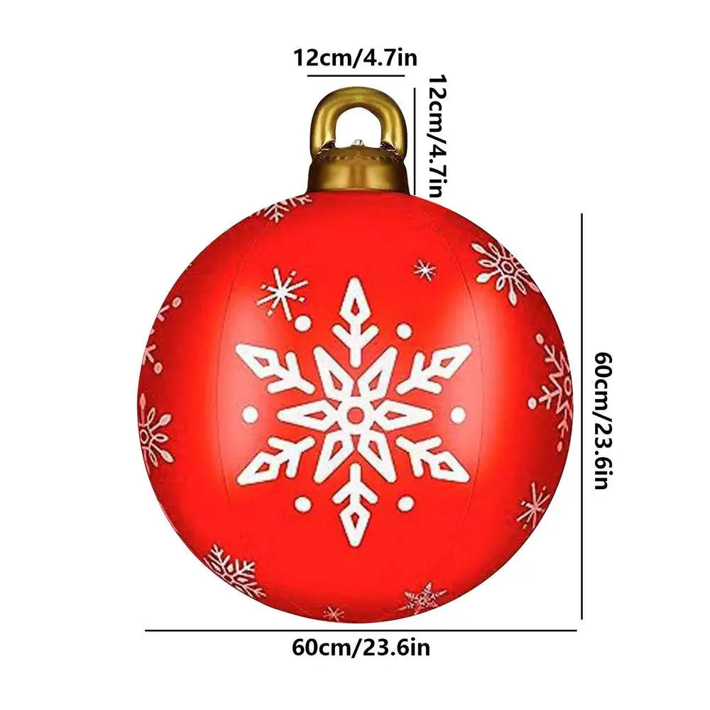 Inflatable Christmas Tree Ball - 60cm Festive Decoration - Image 6