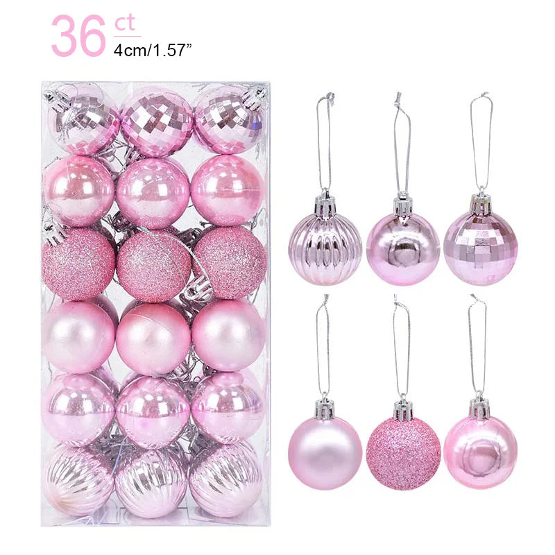 Festive Christmas Ball Ornaments for Tree Decor - Image 16
