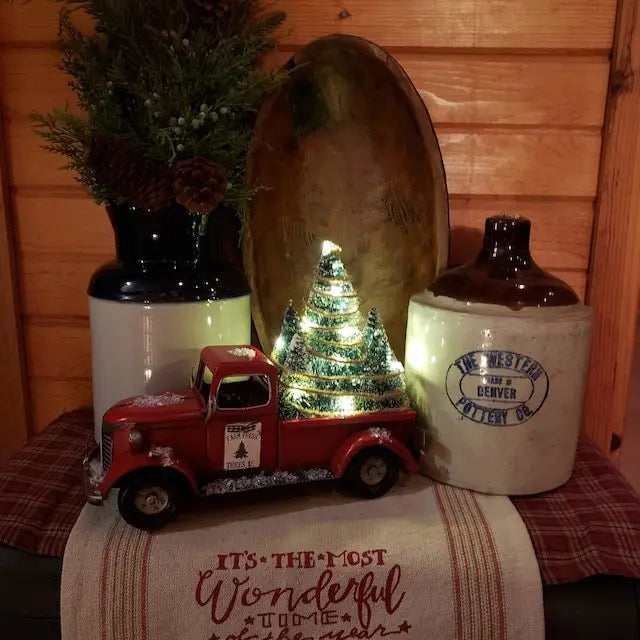 Festive Red Truck Christmas Ornament for Outdoors - Image 12
