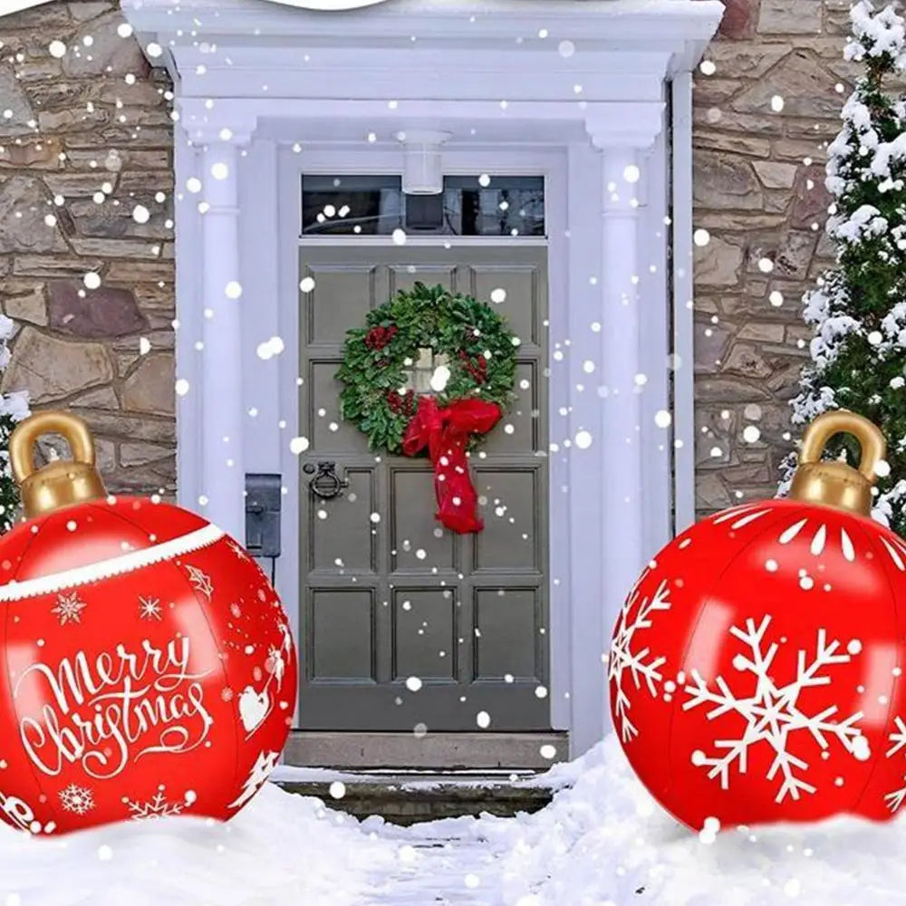 Inflatable Christmas Tree Ball - 60cm Festive Decoration - Image 11