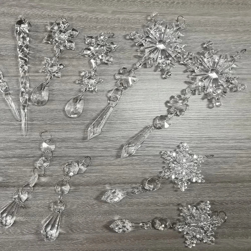 10 Stunning Crystal Snowflake Ornaments for Christmas - Image 4