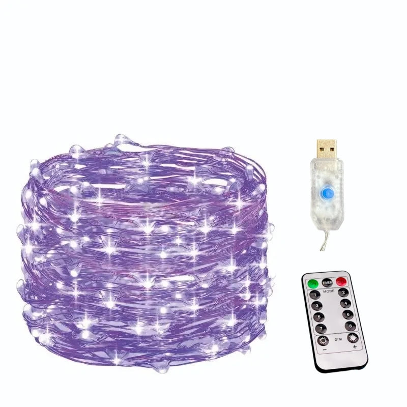 Enchanting USB LED String Lights for Christmas Decor - Image 13