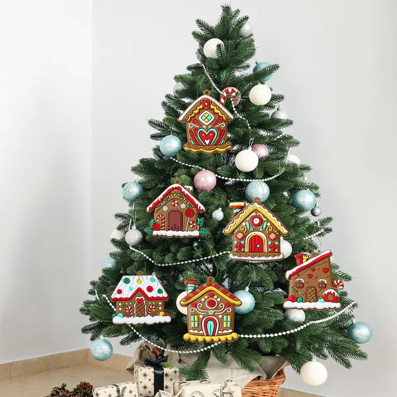 Charming Gingerbread House Christmas Ornament for Festive Decor - Image 9
