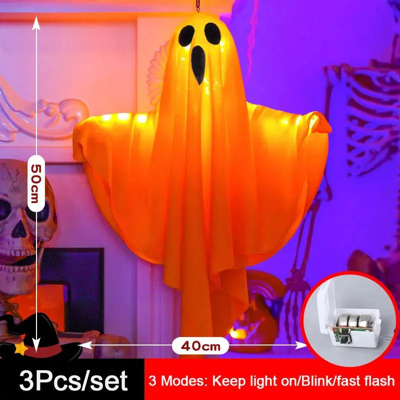 Spooky LED Glow Ghost Halloween Decor for All - Image 18