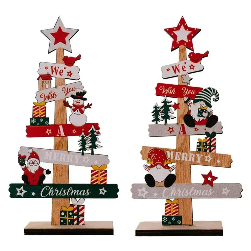 Charming Wooden Santa Claus Christmas Decor & Gifts - Image 6