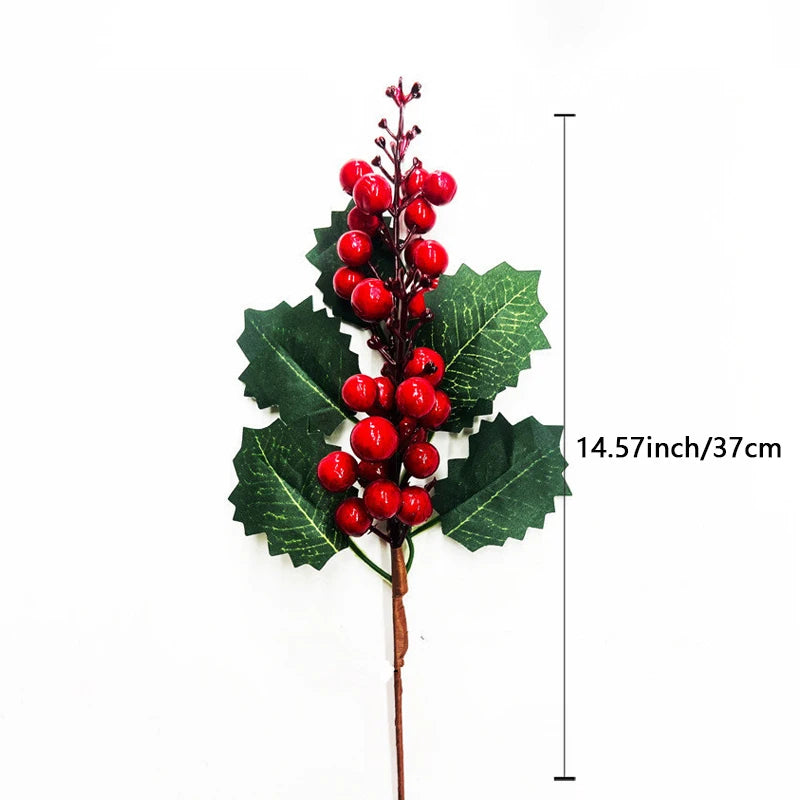 Charming Snowflake Berry Pine Cone Holiday Wreath - Image 14