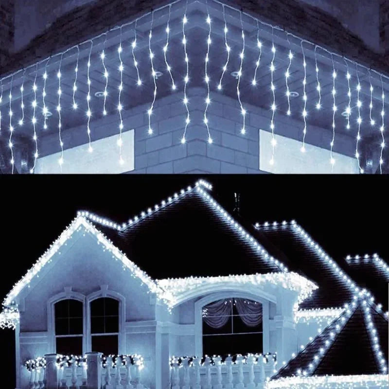 Enchanting 5m LED Icicle String Lights for Christmas - Image 16