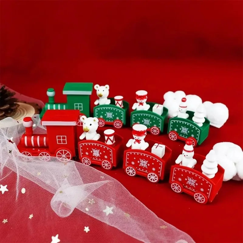 Charming Handcrafted Plastic Train Ornament for Christmas - Image 20