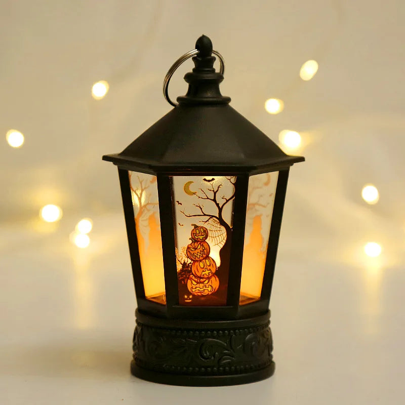 Charming Halloween LED Pumpkin & Skeleton Night Light - Image 21