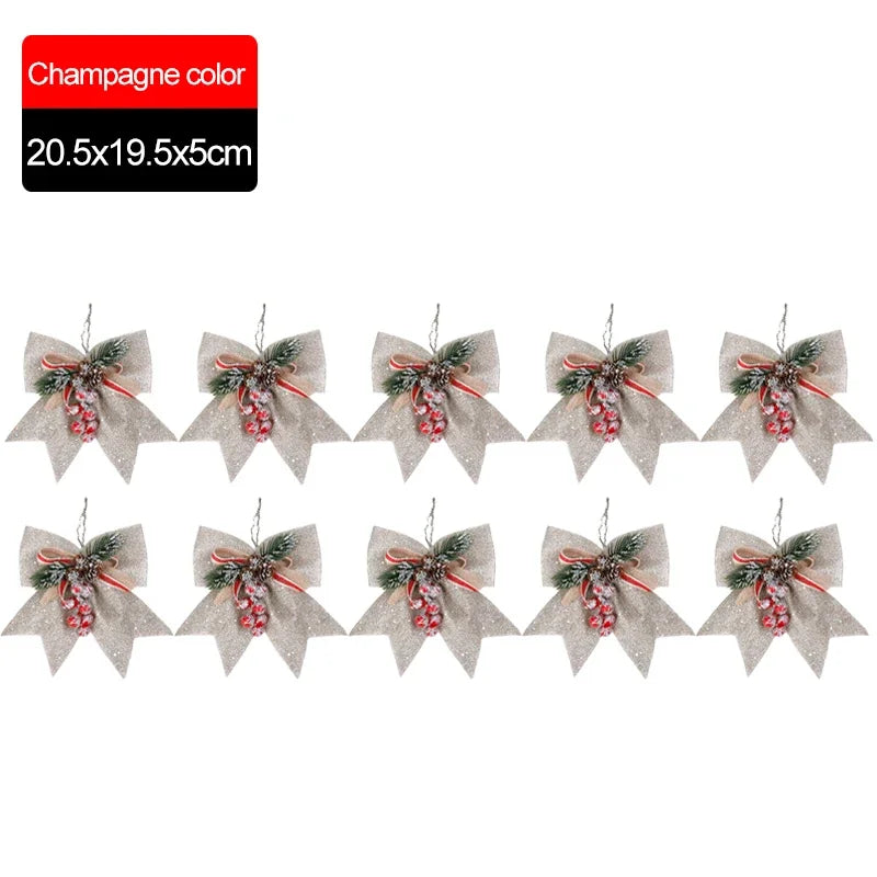 Elegant Christmas Tree Decoration Set in Festive Colors - Image 12