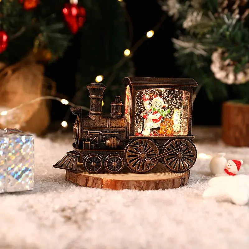Enchanting Christmas Snowman Music Box Ornament - Image 6