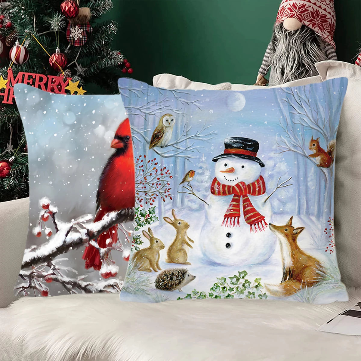 Festive Christmas Cushion Cover for Home Decor - Image 7