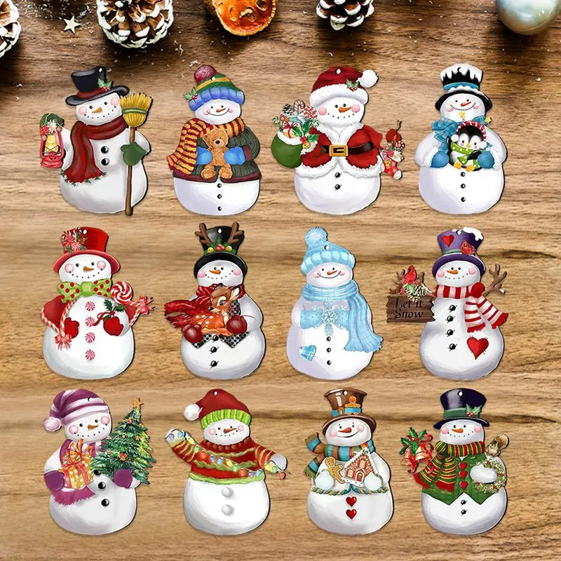 Charming Wooden Merry Christmas Home Decor - Image 16