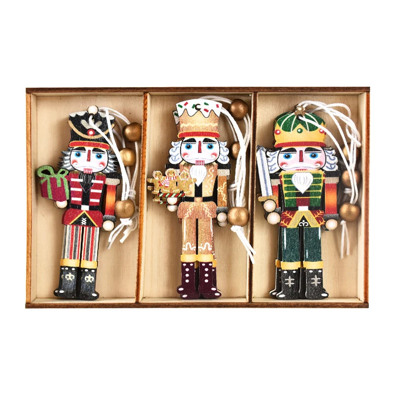9 Wooden Nutcracker Ornaments for Christmas Cheer - Image 8