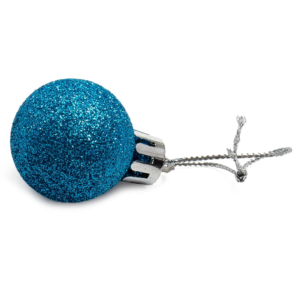 24pcs Glittering Christmas Ball Ornaments - Tree Decor - Image 77
