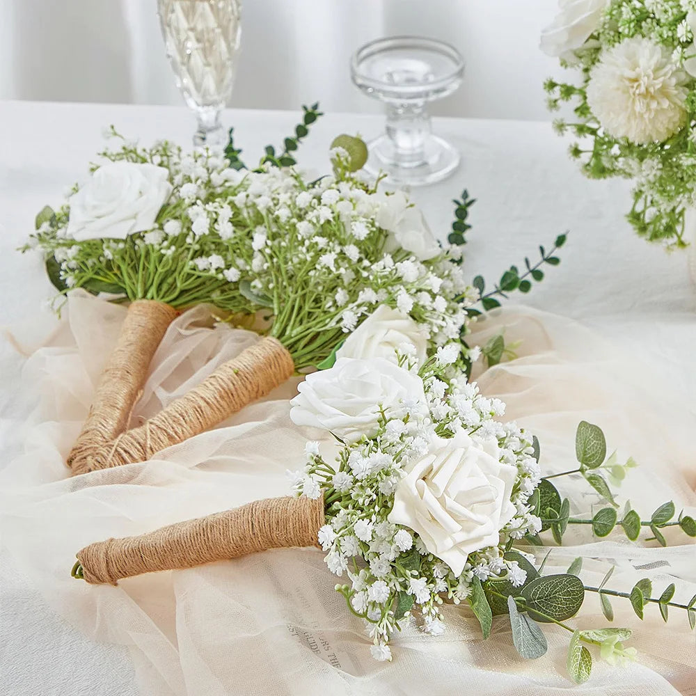 10/15PCS Artificial Baby's Breath for Festive Decor - Image 9