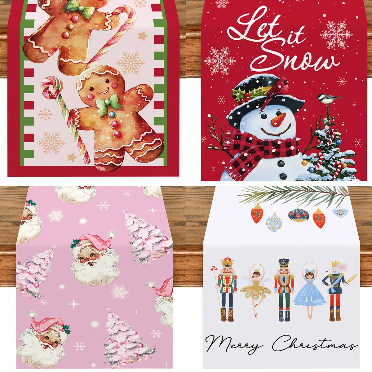 Festive Christmas Table Runner for Holiday Décor - Image 3