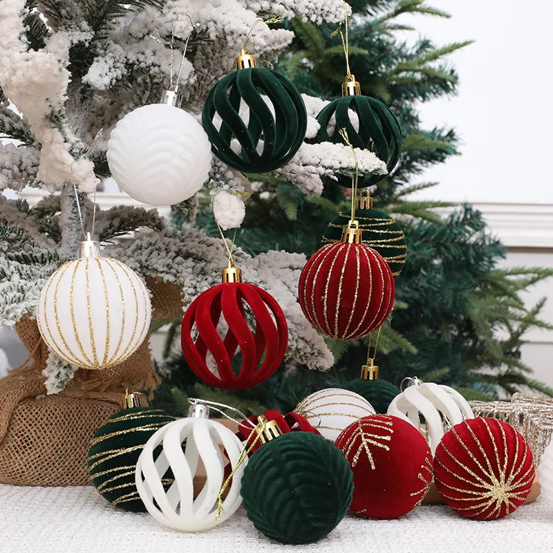 6pcs Premium Christmas Tree Ball Ornaments