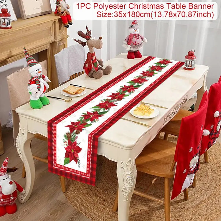 Festive Christmas Table Runner for Holiday Décor - Image 22
