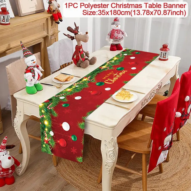 Festive Christmas Table Runners for Holiday Cheer - Image 34