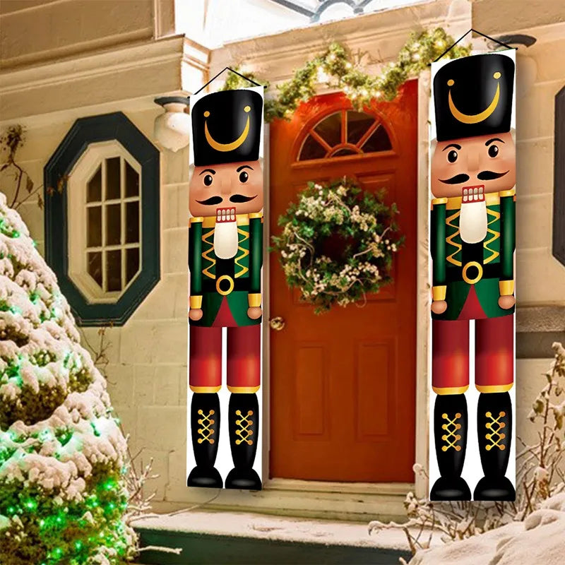 Charming Merry Christmas Door Banner Decoration - Image 30