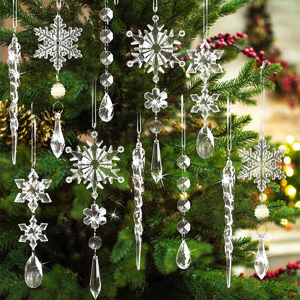 10 Stunning Crystal Snowflake Ornaments for Christmas