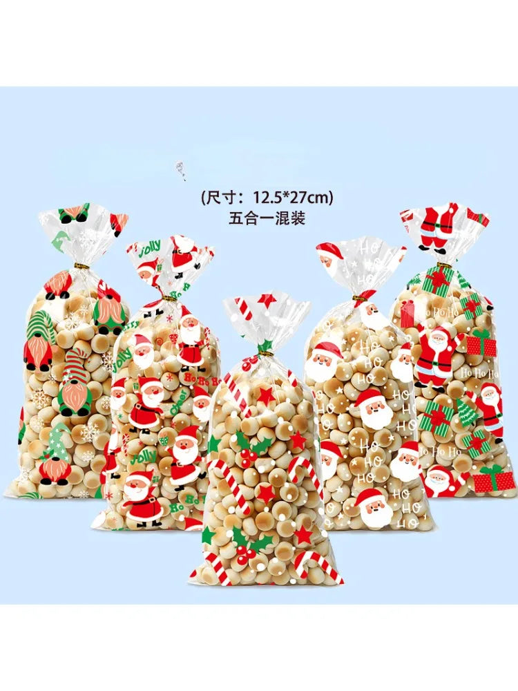 50 Christmas Candy Bags for Holiday Treats - Image 9