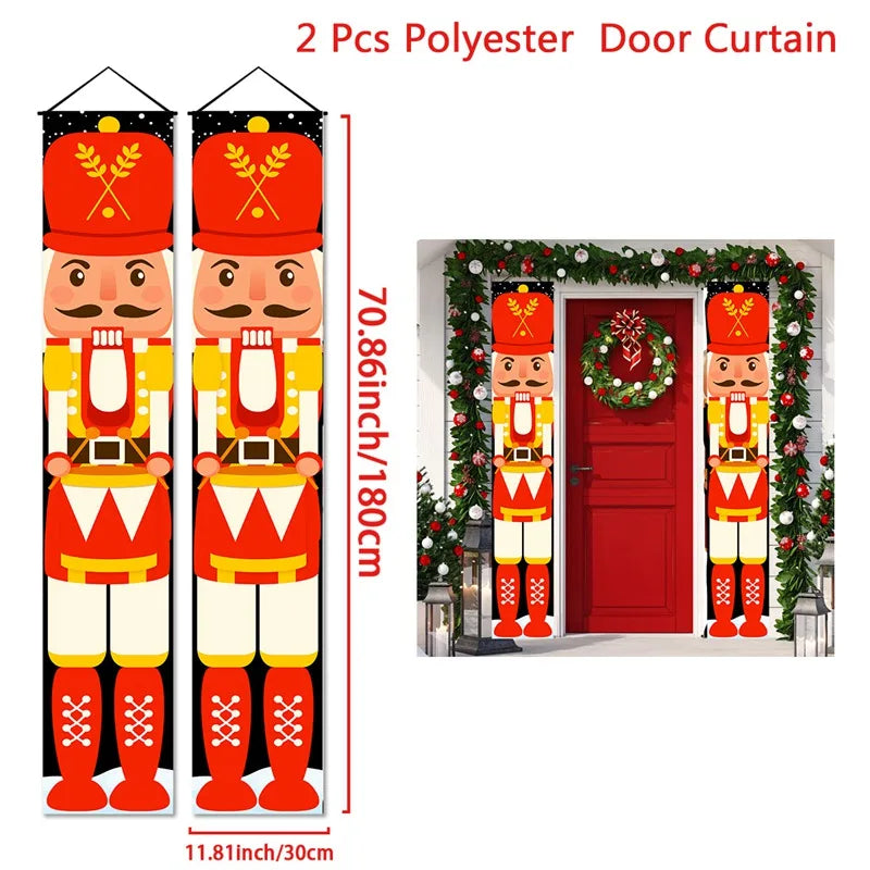 Festive Christmas Nutcracker Door Banner Decoration - Image 31