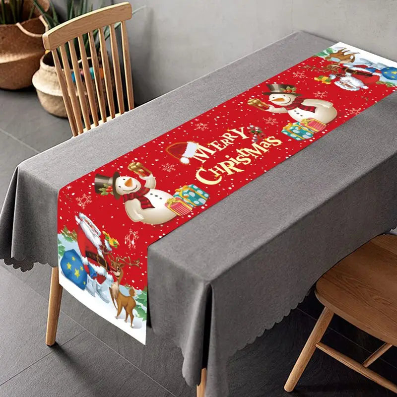 Festive Christmas Table Runner for Holiday Cheer - Image 34