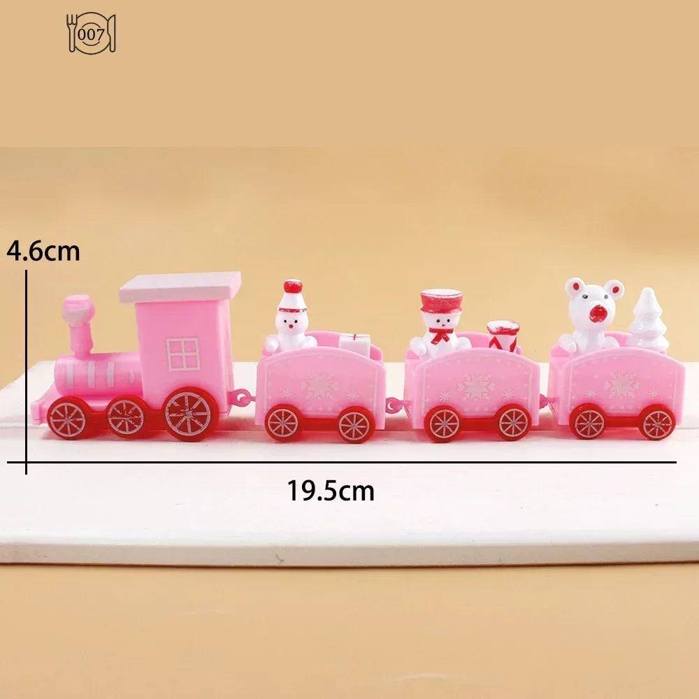 Charming Plastic Christmas Train Decoration for Festive Joy - Image 4
