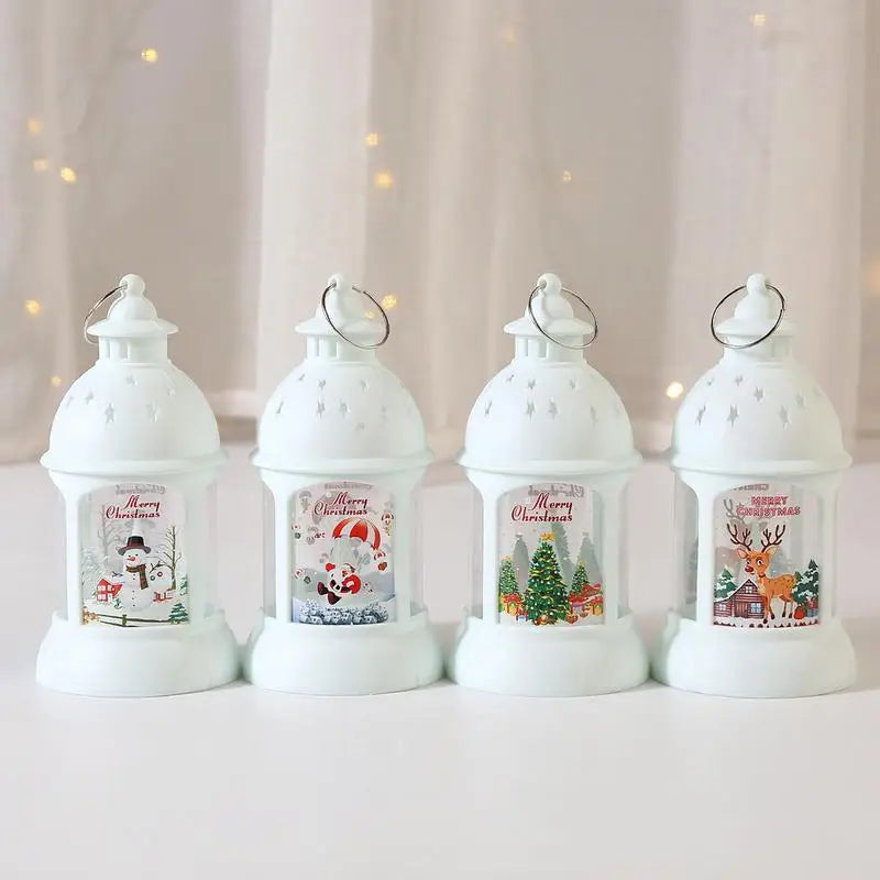 Charming LED Santa Claus Lantern for Christmas Decor - Image 3