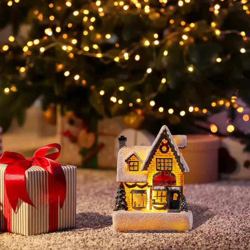 Glowing Christmas Village House LED Ornament Decor - Image 9