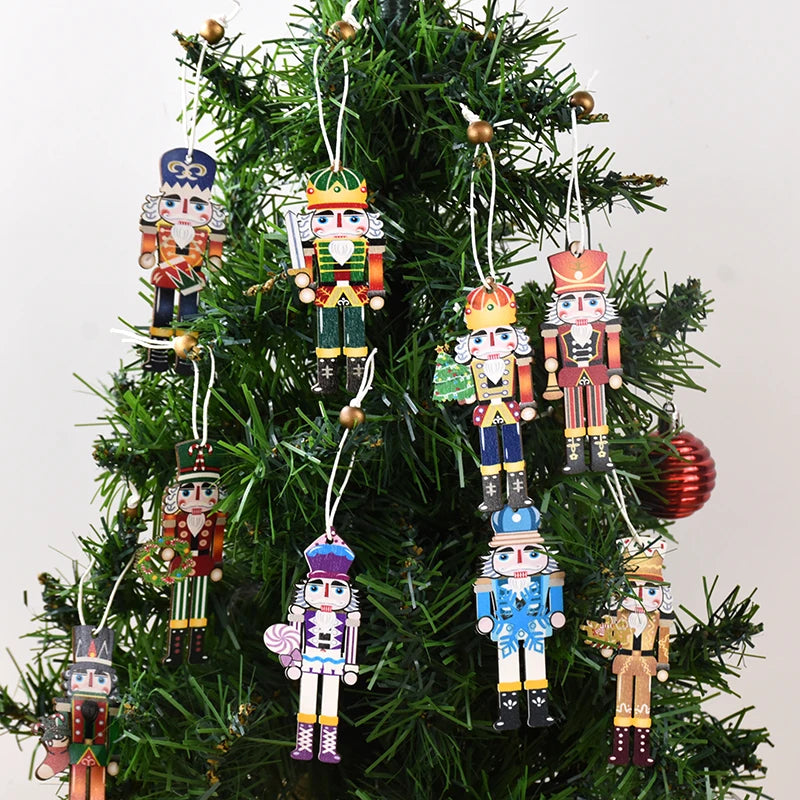 9-Piece Christmas Nutcracker Soldier Tree Ornaments - Image 18