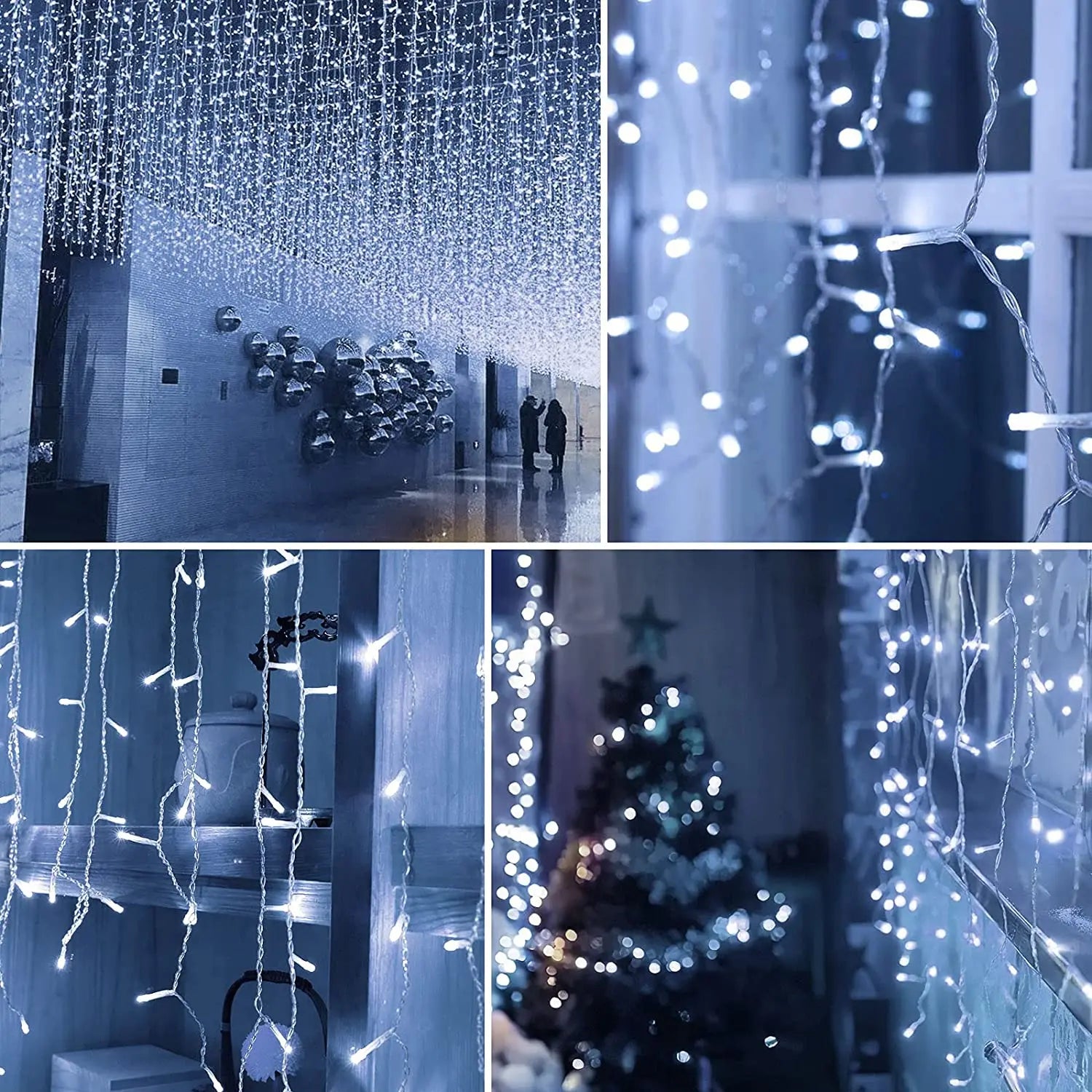 “Magical LED Curtain Icicle Lights for Christmas” - Image 18