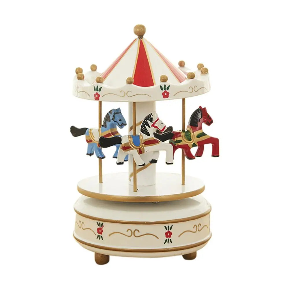 Vintage Christmas Carousel Music Box Gift - Image 8