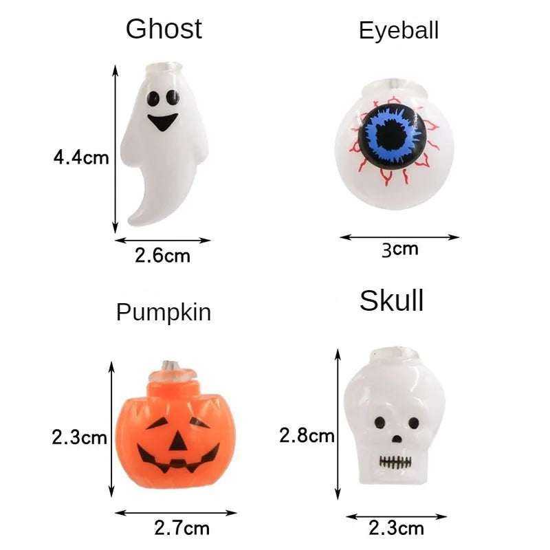 Spooky LED Pumpkin & Skull String Lights - Image 12