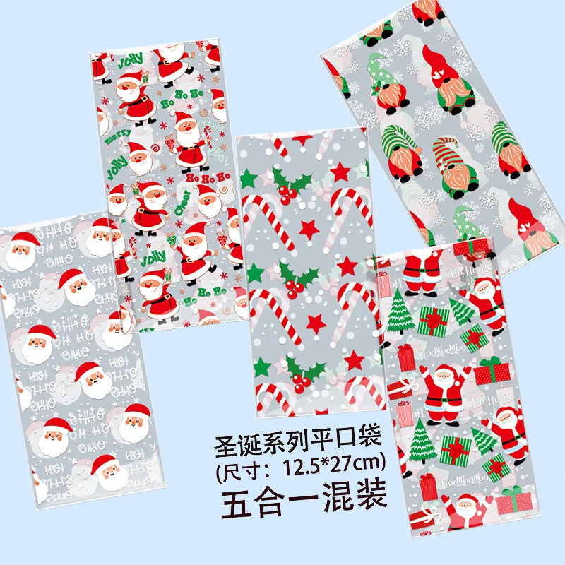 50 Christmas Candy Bags for Holiday Treats - Image 5