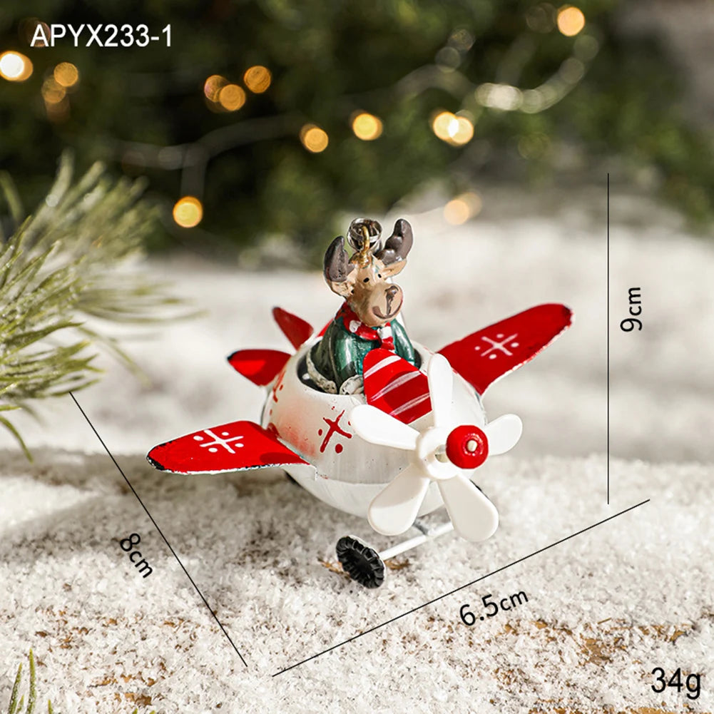 Charming Airplane Christmas Tree Ornaments - Image 14