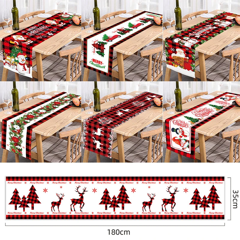Festive Christmas Table Runner for Holiday Cheer - Image 3