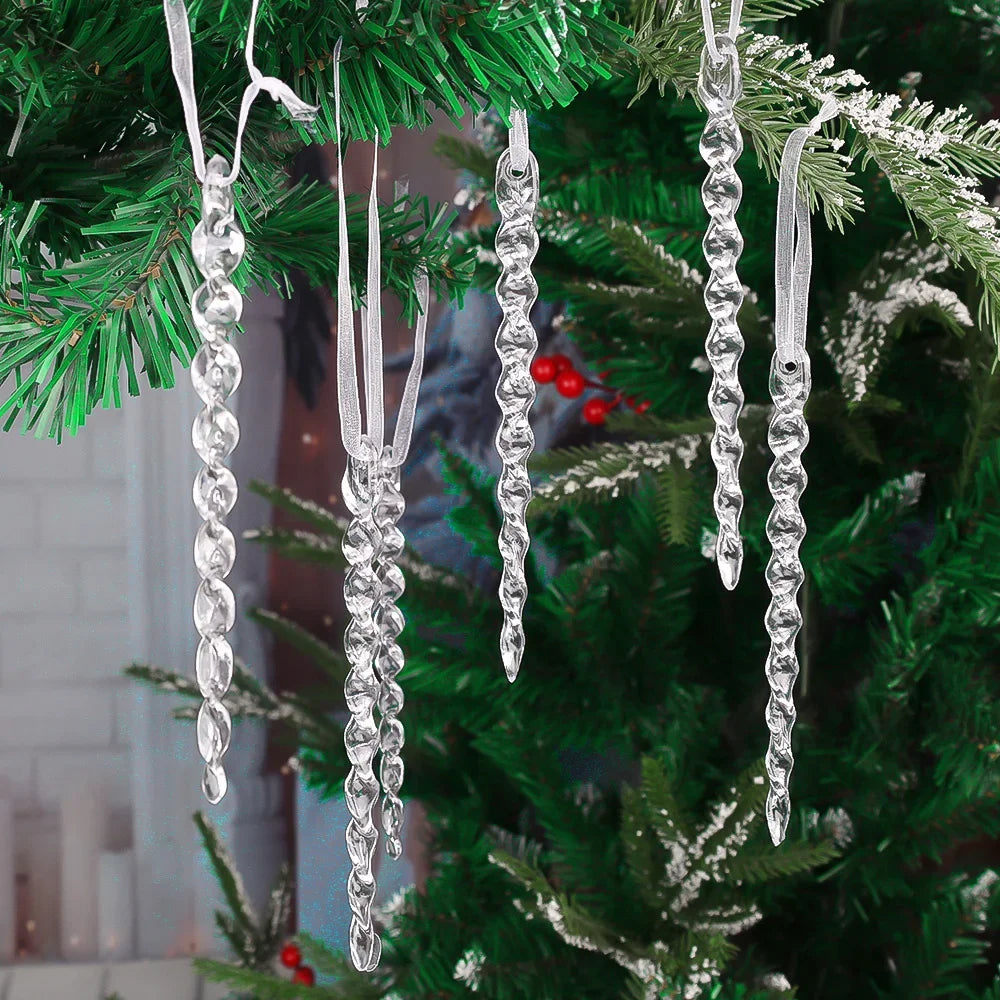 Crystal Snowflake Ornaments for Festive Christmas Decor - Image 17