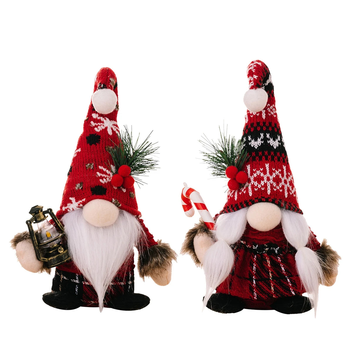 Charming Faceless Gnome Christmas Home Decorations - Image 8